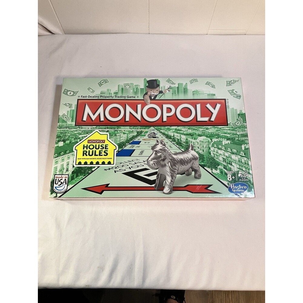 New Sealed Hasbro Monopoly ‘House Rules’ Board Game Family Game Night
